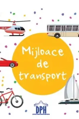 Mijloace de transport. Carte pliata