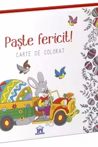 Paste fericit! Carte de colorat