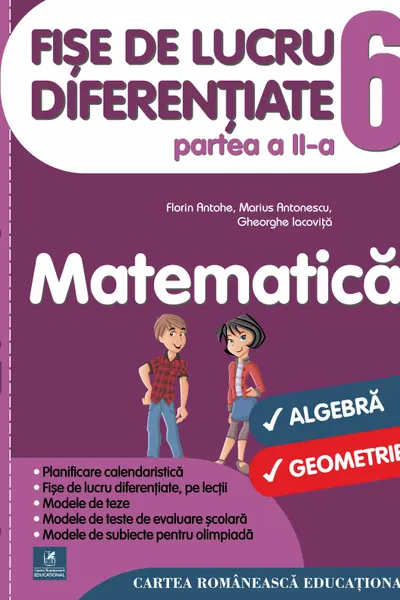 Matematică - Clasa 6. Partea 2 - Fișe de lucru diferențiate