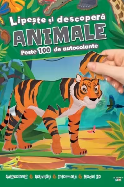 Lipeste si descopera Animale. Peste 100 de autocolante