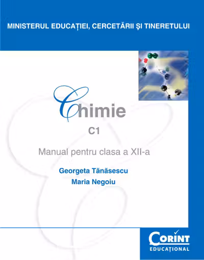 Chimie C1 - Clasa 12 - Manual