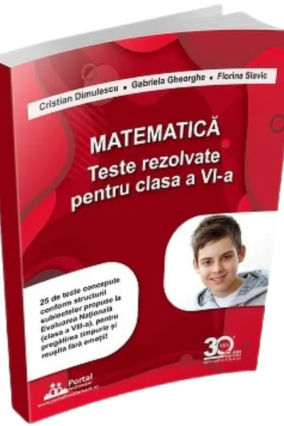 Matematica - Teste rezolvate pentru clasa a VI-a