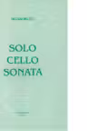 Solo cello sonata (partitura)