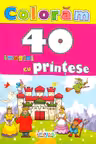 Colorăm 40 de imagini cu prințese