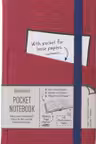 Bookaroo Pocket Notebook A6 Journal Dark Red