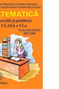 Matematica Exercitii si probleme pentru clasa a VI-a, semestrul al II-lea
