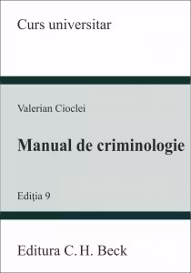 Manual de criminologie. Editia 9
