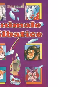 Animale salbatice - citeste si coloreaza