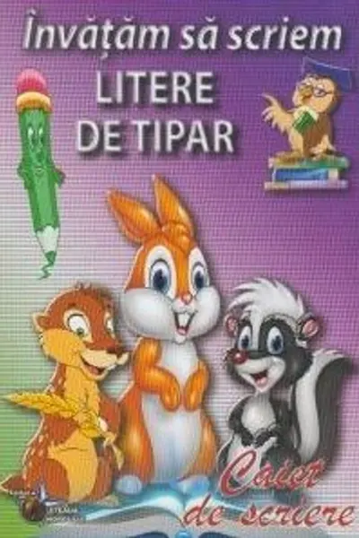 Învățăm să scriem litere de tipar. Caiet de scriere