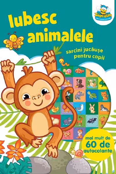 Iubesc animalele - Sarcini jucause pentru copii