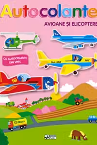 Autocolante. Avioane si elicoptere.