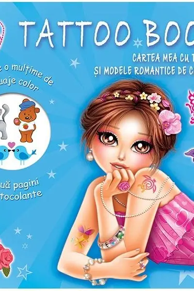 Tatoo book. Cartea mea cu tatuaje si modele romantice de colorat. 2016