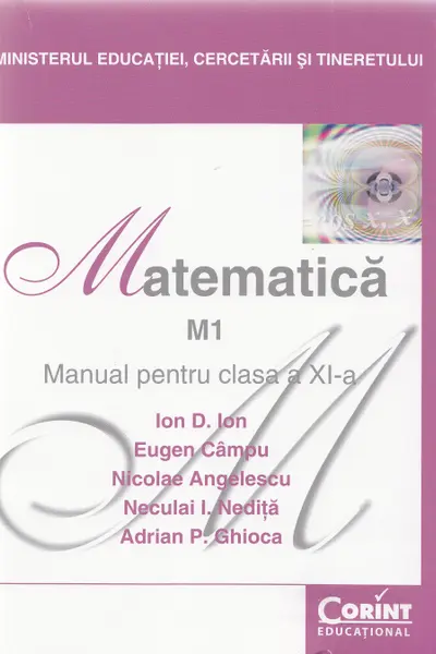 Matematică. M1 - Clasa 11 - Manual