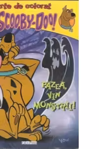 Scooby-Doo!-Pazea,vin monstrii !-carte de colorat