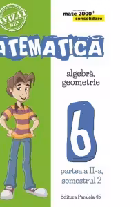 Matematica. Algebra, Geometrie. Clasa a VI-a. Consolidare. Partea a II-a, Semestrul II (anul scolar 2017-2018)