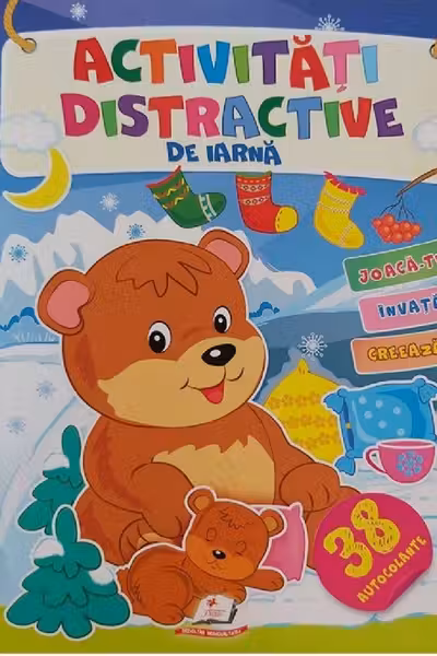 Activitati distractive de iarna. Ursulet