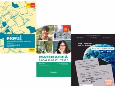 Pachet Bacalaureat 2026. Eseul. Pregatire individuala pentru proba scrisa, Matematica M2 Profil Stiinte ale naturii. Teste si Biologie clasele 11-12 - Liliana Paicu, Claudia Temneanu, Stelica Ene