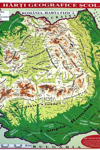 Harta României A3