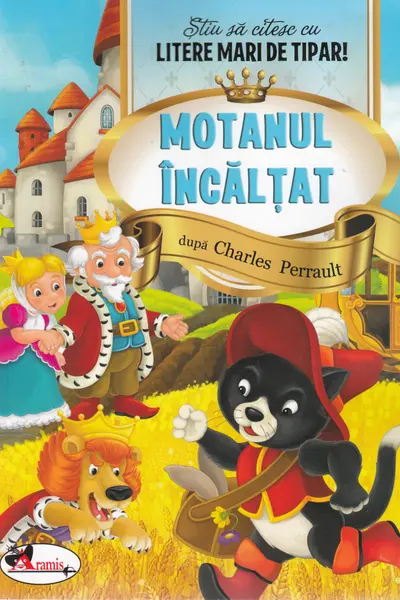 Motanul incaltat - Stiu sa citesc cu litere mari de tipar!