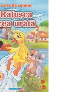 Ratusca cea urata - carte de colorat + poveste (format B5)