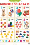 Descopera! Numerele de la 1 la 10 (planse educationale)