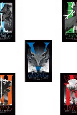 Pachet format din 5 titluri din seria "Cantec de Gheata si Foc" Autorul George R. R. Martin