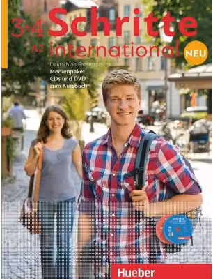 Schritte international Neu 3+4 Medienpaket 6 Audio-CDs und 1 DVD zum Kursbuch