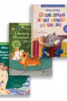 Pachet Comoara cuvintelor (3 carti): 1. Soricelul care citea pe rupte; 2. Libraria cu pisici. Motanul care facea pe seful; 3. Uitasul Uriasul si toboganul miraculos