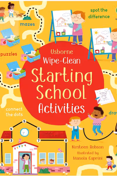 Wipe-Clean Starting School Activities
