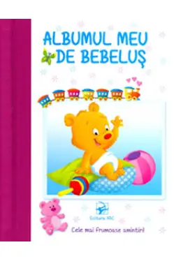 Albumul meu de bebelus Cele mai frumoase amintiri mov albastru