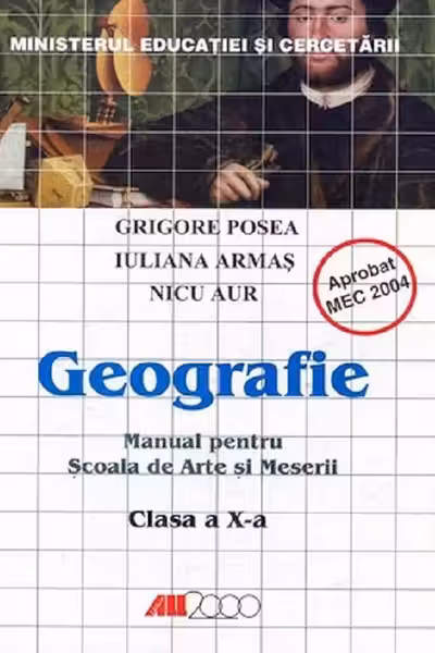 Geografie - Clasa a 10-a - Manual pentru şcoala de arte şi meserii