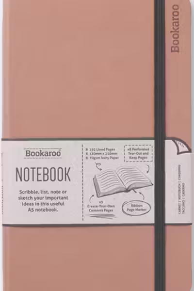 Bookaroo Notebook A5 Journal Blush