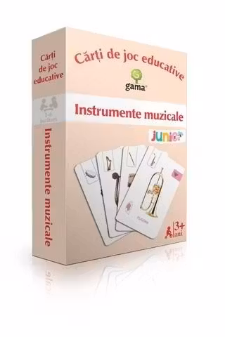 Carti de joc educative - Instrumente muzicale
