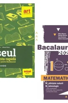 Pachet Bacalaureat 2026. Eseul. Varianta rapida de pregatire si Matematica M-stiintele-naturii si M-tehnologic - Liliana Paicu, Mihai Monea