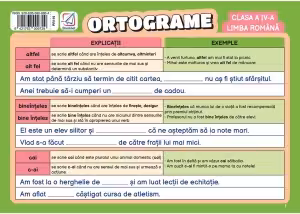 Pliant Ortograme. Clasa a 4-a, limba romana