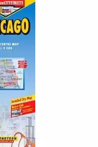 Chicago - harta orasului (laminata)