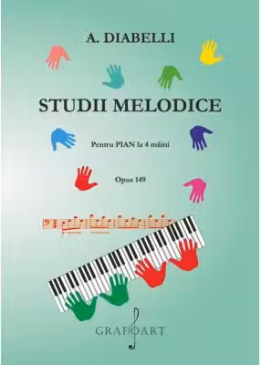 Studii melodice. Pentru pian la 4 maini. Opus 149