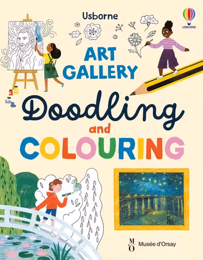 Art Gallery Doodling and Colouring