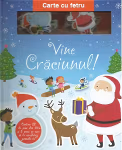 Vine Craciunul Carte cu fetru