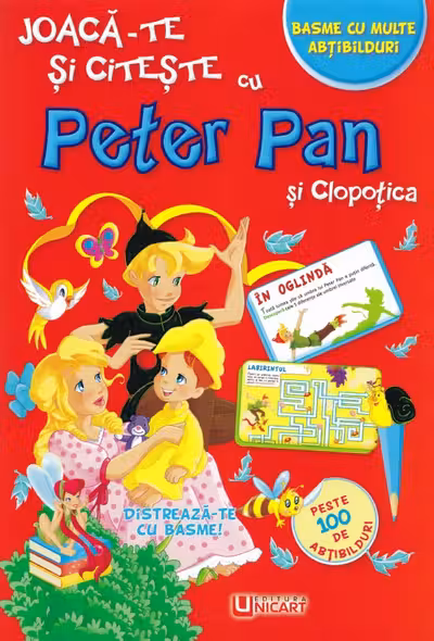 Joacă-te și citește cu Peter Pan și Clopoțica