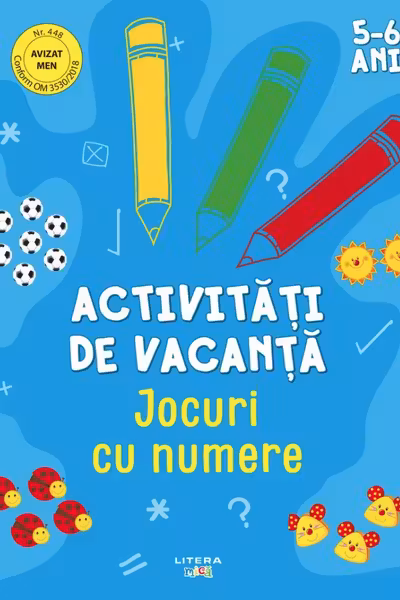 Activitati de vacanta - Jocuri cu numere, 5-6 ani
