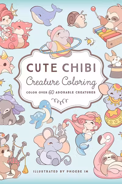 Cute Chibi Creature Coloring