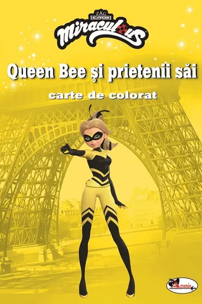 Queen Bee și prietenii săi. Carte de colorat