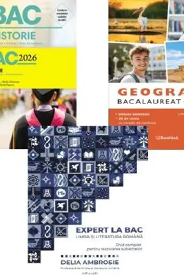 Pachet Bacalaureat 2026 Limba si literatura romana Expert la Bac, Geografie si Istorie - Delia Ambrosie, Marilena Bercea, Cristina Moldovan
