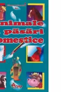 Animale si pasari domestice - Citeste si coloreaza