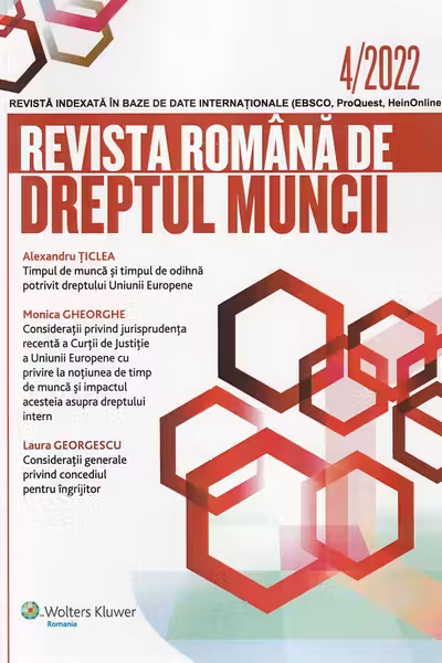 Revista română de dreptul muncii Nr.4/2022