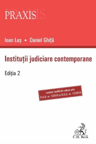 Instituții judiciare contemporane Ed.2