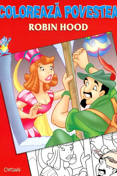 Colorează povestea: Robin Hood