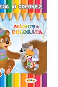 Citesc si colorez - Manusa colorata