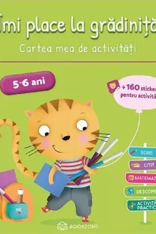 Imi place la gradinita 5-6 ani. Cartea mea de activitati